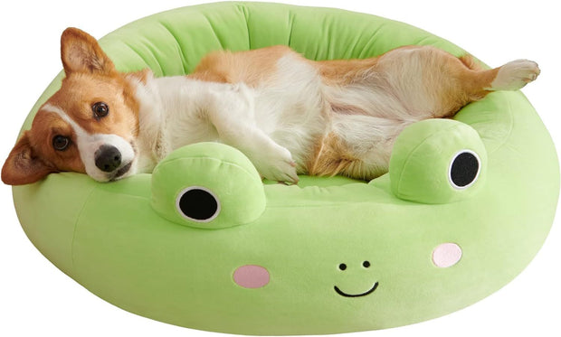 Shark Pet Bed - Large Ultrasoft Official Plush Pet Bed Maui Pineapple 