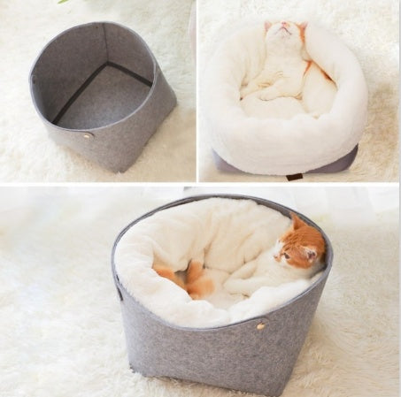 Plush Round Pet Bed Dog Bed Winter,Plush Round Pet Bed Dog Bed Winter,