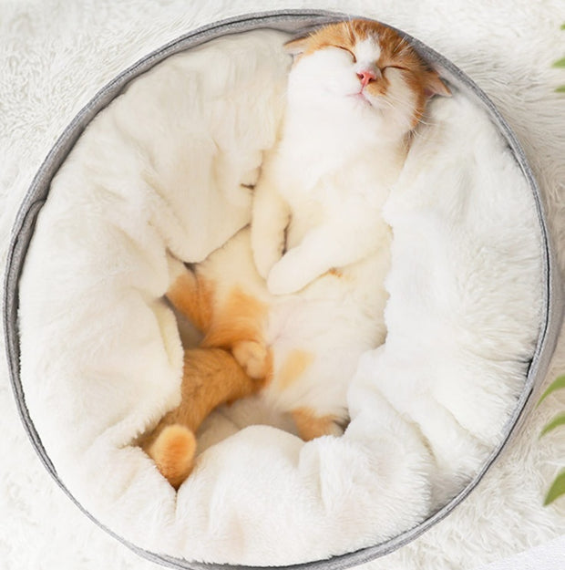 Plush Round Pet Bed Dog Bed Winter,Plush Round Pet Bed Dog Bed Winter,