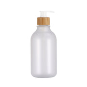 Push Round Shoulder Frosted Lotion Bottle PET Plastic Shampoo Bottle Shower Gel