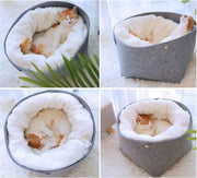 Plush Round Pet Bed Dog Bed Winter,Plush Round Pet Bed Dog Bed Winter,