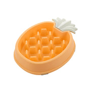 Pineapple Dog Bowl - Slow Food Grade Plastic | Colors & Specs