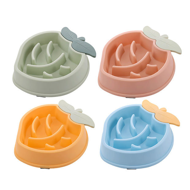 Pineapple Dog Bowl - Slow Food Grade Plastic | Colors & Specs