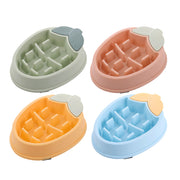Pineapple Dog Bowl - Slow Food Grade Plastic | Colors & Specs